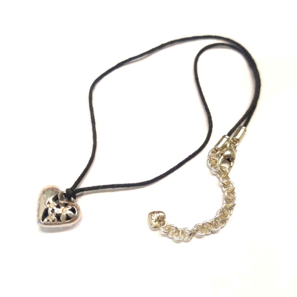 Brighton Dainty Love heart corded Necklace